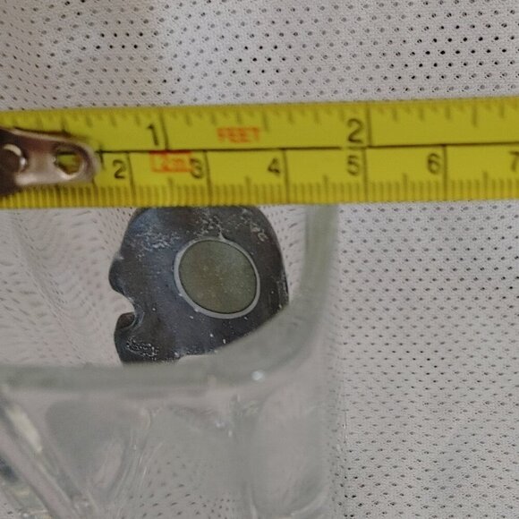 NFL Dallas Cowboys Square Shot Glass with Pewter Helmet Emblem - Picture 4 of 5